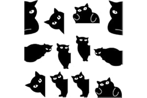 Zfseyuh 12 Piezas Punto de Libro Marcapaginas Originales de Gato Marca Paginas Libros Marcapaginas Originales para Niños,Amantes de Los Libros y Amantes de Los Gatos