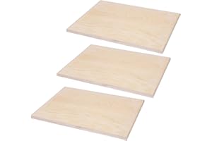 Exceart 3pcs Canvas Board for Painting DIY Wood Board Wood Boards for Painting Stylish Drawing Board Sketch Board Paint for Wood Crafts Drawing Palette Sketchpad Wooden Student Portable