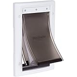 dog flap through cavity wall