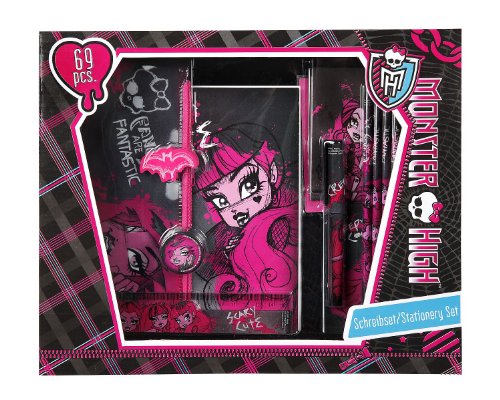 Preisvergleich Produktbild Undercover MH13112 - Schreibbox Monster High, 69-teilig