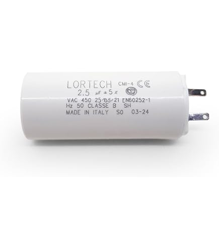 Lot De 2 Condensateurs 5,5µF Pour Moteur Volet Roulant - Compatible Somfy, Simu - Faston 2,8mm - Fabrication EU