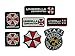 Produktbild Resident Evil Umbrella Corporation Costume Cosplay Fancy Kleid Eisen auf Patch – Set of 7 Stickerei-Abzeichen