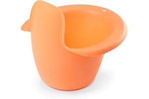 Easypisi Baby-Töpfchen zum Abhalten (Pfirsich), Windelfrei, Babytopf WC/Klo, mobiles Jungen/Mädchen Kindertöpfchen bis 1 Jahr, Baby Zubehör, Made in Germany