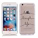 Produktbild iPhone 6S 6 Hülle, E-Unicorn Handyhülle Apple iPhone 6S 6 Hülle Transparent mit Muster Liebe das Leben lachen Silikon Durchsichtig Tasche Ultra Slim Dünn TPU Bumper Schutzhülle Stoßfest Hochwertigem Zubehör Set Etui Schale Back Case Cover Rückseite