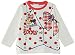Disney Baby Girls Minnie Mouse NH0081 Long Sleeve T-Shirt, Red (True Red/Gardenia), 0-6 Months (Manufacturer Size:6 Months)