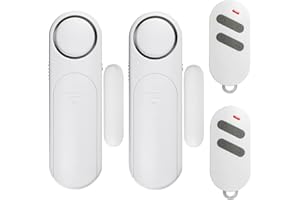 TOWODE Allarme per Porta, Allarme per Finestra Allarme Senza Fili Con Sensore Di Contatto per Porte e Finestre Con Suono Da 120dB 3 Modalità per La Tua Casa, i Bambini, La Sicurezza Del Negozio