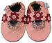 MiniFeet Soft Leather Baby Shoes, Light Pink Sandal 18-24 Months
