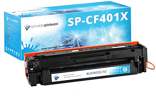 4 SCHNEIDERPRINTWARE Toner ( 50 PROZENT höhere DRUCKLEISTUNG ) ( nach ISO-Norm 19798 getestet ) als Ersatz für HP 201X kompatibel zu HP CF400X CF401X CF402X CF403X für HP Color LaserJet Pro MFP M277dw, Color LaserJet Pro MFP M277n, Color LaserJet Pro MFP M274n, Color LaserJet Pro M252dw, Color LaserJet Pro M250 Series – 201X - 6