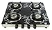 SURYA JWALA Surya GT04 BB 4 Burner Black Design Manual Gas Stove RS.4099.00