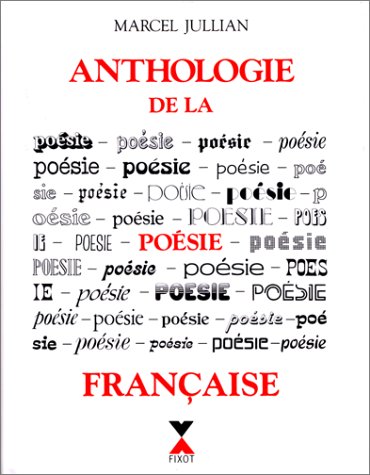 couverture de : Anthologie de la po&eacute;sie