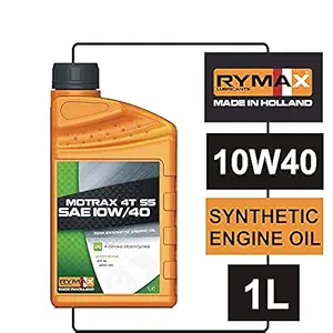 Rymax MOTRAX 4T SS SAE 10W-40, API SL, JASO MA2, SEMI Synthetic Engine Oil for Bike (1 L)