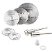 Produktbild Haarextensions/Haarverlängerung Set Mini HSS Stahl Kreissägeblatt Rotary Werkzeug für Dremel Metall Cutter Power Tool Set Holz Trennscheiben Bohrer