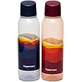 Tupperware Plastic Bottle, 750ML, Set of 2, Red, Blue