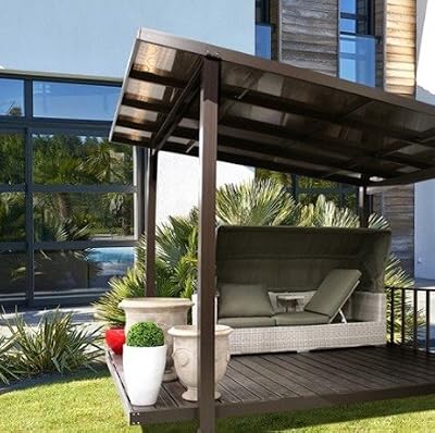 DCB Pergola Terrasse Couverte taupe