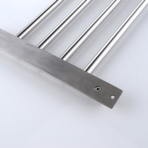 Handtuchhalter zur Wandmontage aus Metall Edelstahl glänzend 4 beweglich Badezimmer Küche Hlter poliert - 5