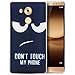 Produktbild Saxonia Schutzhülle Huawei Mate 8 Hülle Silikon Case Schutzhülle Ultra Slim Back Cover mit Motiv Dont Touch My Phone