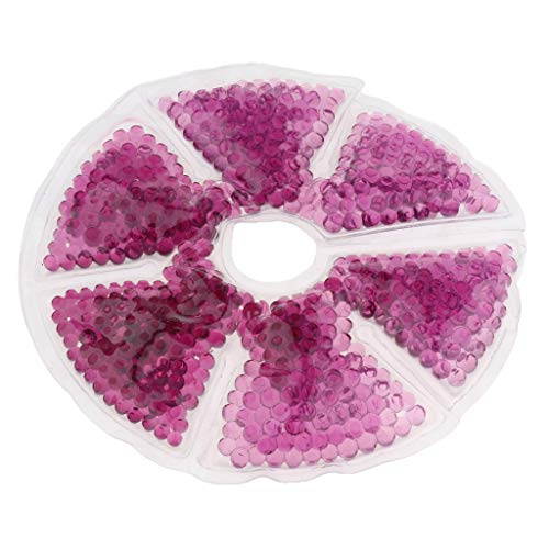 P Prettyia Breastfeeding Gel Pads Hot & Cold Breast Ice Pack for Breastfeeding Relief - 7 Colors Optional - Purple, as described