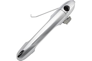 KASTURRBOO Right Handle Fits for Fiat 500, KASturbo Driver Side Outer Chrome Exterior Door Handle 735592012