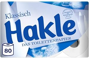Hakle Toalettpapper klassiskt vitt 80 rullar