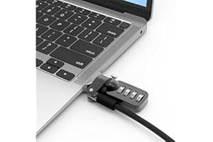 MACLOCKS MacBook Air 2020 Lock Sicherheitsleiste mit Combo-Kabelschloss