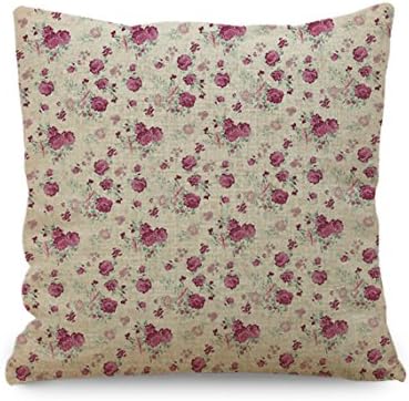 Yinggouen Red Small Flowers Decorate For A Sofa Pillow Cover Cushion 45x45cm
