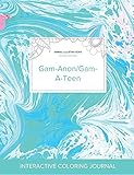 Image de Adult Coloring Journal: Gam-Anon/Gam-A-Teen (Animal Illustrations, Turquoise Marble)