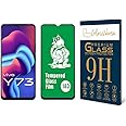 GlassVerse 18D Tempered Glass With Inbuilt Airbag Borders For Vivo Y73 Smartphone(Pack Of 1)With Free Installation Kit. Full Screen Coverage. If Received Damaged-6.44 Inch