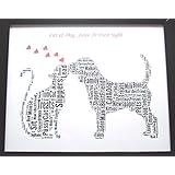 Personifizierte Katze u. Hund