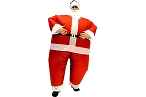 AirSuits Inflatable Santa Claus Costume Father Christmas Suit Fancy Dress Blow Up Outfit