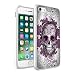 Produktbild Samsung Galaxy S9 Sweet Skull with Flowers design Case, Premium Lightweight Cover Skin, Unique Custom Cool Design Protective Hard back Slim Thin Fit PC With Tempered Glass Screen Protector Cover for Samsung Galaxy S9 - Sweet Skull with Flowers Cool Art 0014