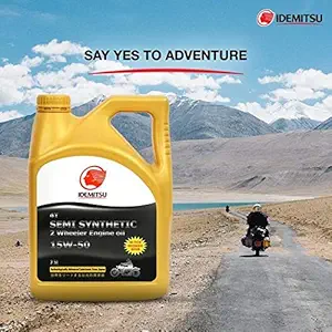 Semi Synthetic IDEMITSU 4T 15W50 2.5L Engine Oil for 4 Stroke Motorcycles