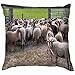 Produktbild Chou_Joo_Home Heathland Schafe Drenthe Tiere Wildlife Aa En Hunze Tiere Wildlife Throw Kissenbezug Kissenbezüge 50,8 x 50,8 cm