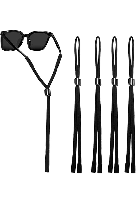 6 Pièces Cordon Lunettes Stable Et Antidérapant,Cordons