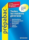 Toutes les matières générales Terminales STI2D - STL