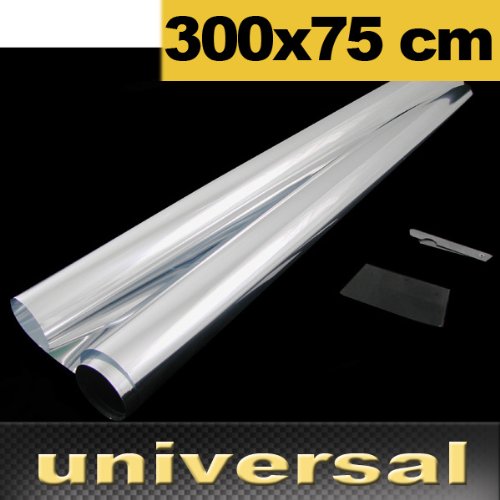 Preisvergleich Produktbild Tönungsfolie Spiegelfolie Sonnenschutzfolie Scheibenfolie Fensterfolie Folie (75x300cm)