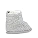 Bluezoo Kids Babies Grey Bear Knitted Booties 3-6 Months