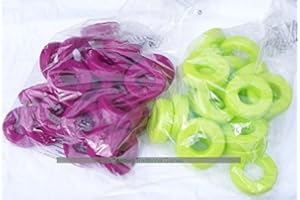 FEBER Pack of 42 spare disks for Mega 4 in a Line (purple and light green)