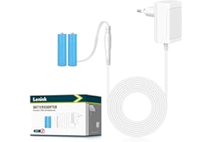 Lenink adattatore batteria 3 V, sostituisce 2 batterie AA. Compatibile con termostati intelligenti Bosch, Homematic IP, Eve Thermo, TP-Link Kasa e altri. Ideale anche per decorazioni natalizie