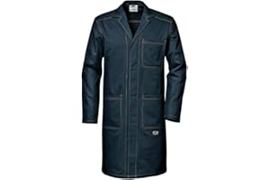 Sir Safety System MC1118Q752 "Symbol" Kittel, 100% Massaua-Baumwolle, Blau, Größe 52