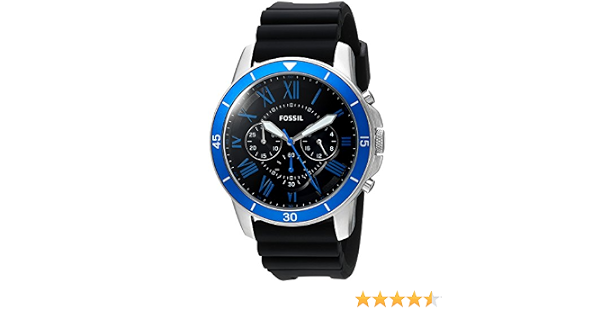 Fossil Analog Black Dial Men's Watch 