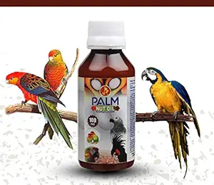 Pet Care International (PCI) Palm Nut Oil to Provide Healthy Feathers, Include Omega in Diet for Healthy Bird Wings & Healthy Life (Pack of 2) (100ml x 2)