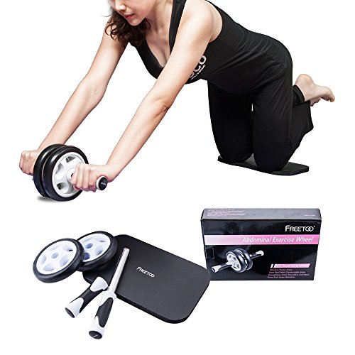 [Bauch Roller] FREETOO Bauchtrainer AB Roller mit verdickter Knieauflage Körpermuskeltrainer für Einsteiger und Fortgeschrittene - 7