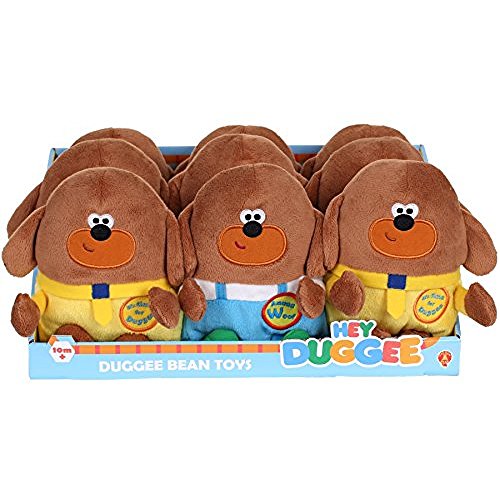 Hey Duggee Pupazzo Peluche Mini Duggee Woof Woof Yellow Or Blue