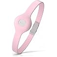 Divoti CGM Continuous Glucose Monitor Sensor Cover Armband Compatible with Dexcom G7, Trim-to-fit Adjustability - Baby Pink