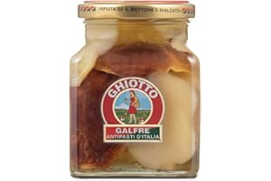GALFRÈ Ghiotto, Galfré Antipasti d'Italia, Funghi Porcini Tagliati Sott'Olio, Ideali Per Aperitivi, Antipasti o Contorni, Formato da 290g