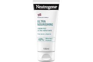 Neutrogena Fórmula Noruega Crema de Pies Ultra Hidratante (100 ml), crema para pies secos y ásperos, crema hidratante con 40% de Glicerina y Bisabolol