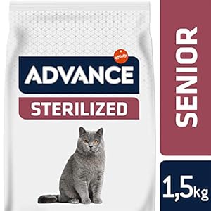 Advance Senior Sterilized – Pienso para Gatos Esterilizados de más de 10 años – 10 Kg