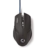 Amigo Nedis Wired Gaming Mouse | RGB Mouse Backlite |with 6 Programmable Buttons | 1600 DPI (Black)