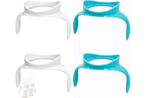 Biberon Manici ROMIRUS per Avent Biberon Anti-Colic Classic (Set da 4 | Blu e Bianco)