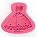 Produktbild 5 Fünf Hochzeit Kleid Prinzessin Silikon Fondant Backform Zucker Paste Cake Cupcake Zuckerguss Form